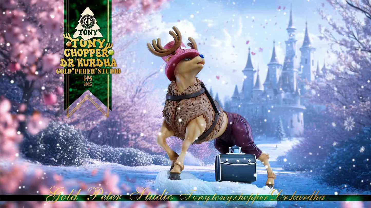 One Piece Gold Peter Studio "GPS" Tony Tony Chopper & Dr. Kureha Resin Statue