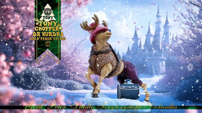 One Piece Gold Peter Studio "GPS" Tony Tony Chopper & Dr. Kureha Resin Statue