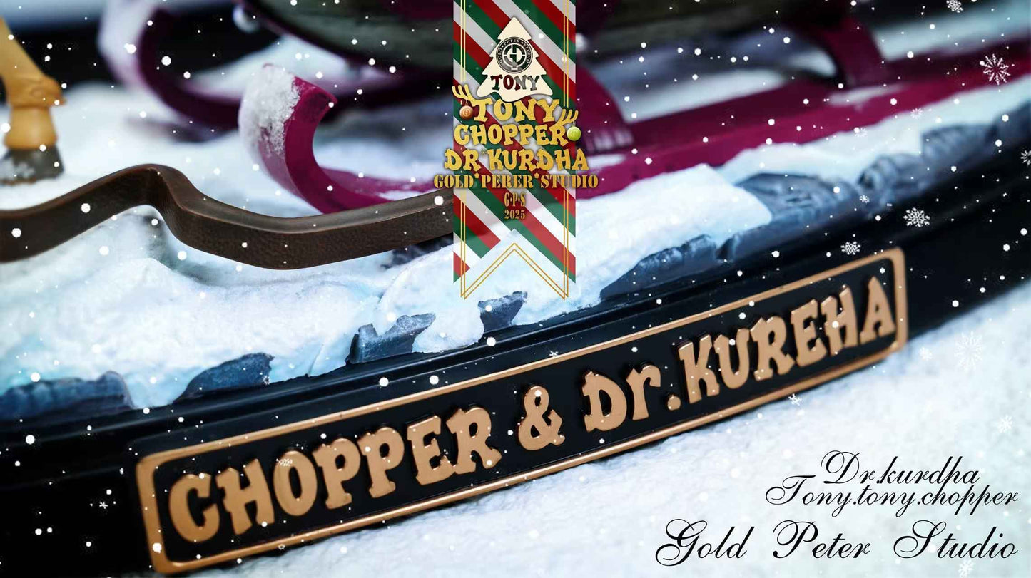 One Piece Gold Peter Studio "GPS" Tony Tony Chopper & Dr. Kureha Resin Statue