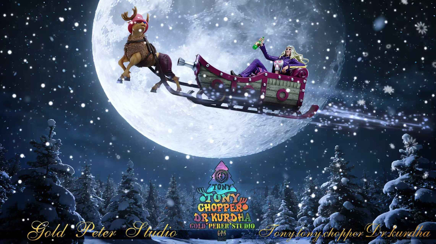 One Piece Gold Peter Studio "GPS" Tony Tony Chopper & Dr. Kureha Resin Statue