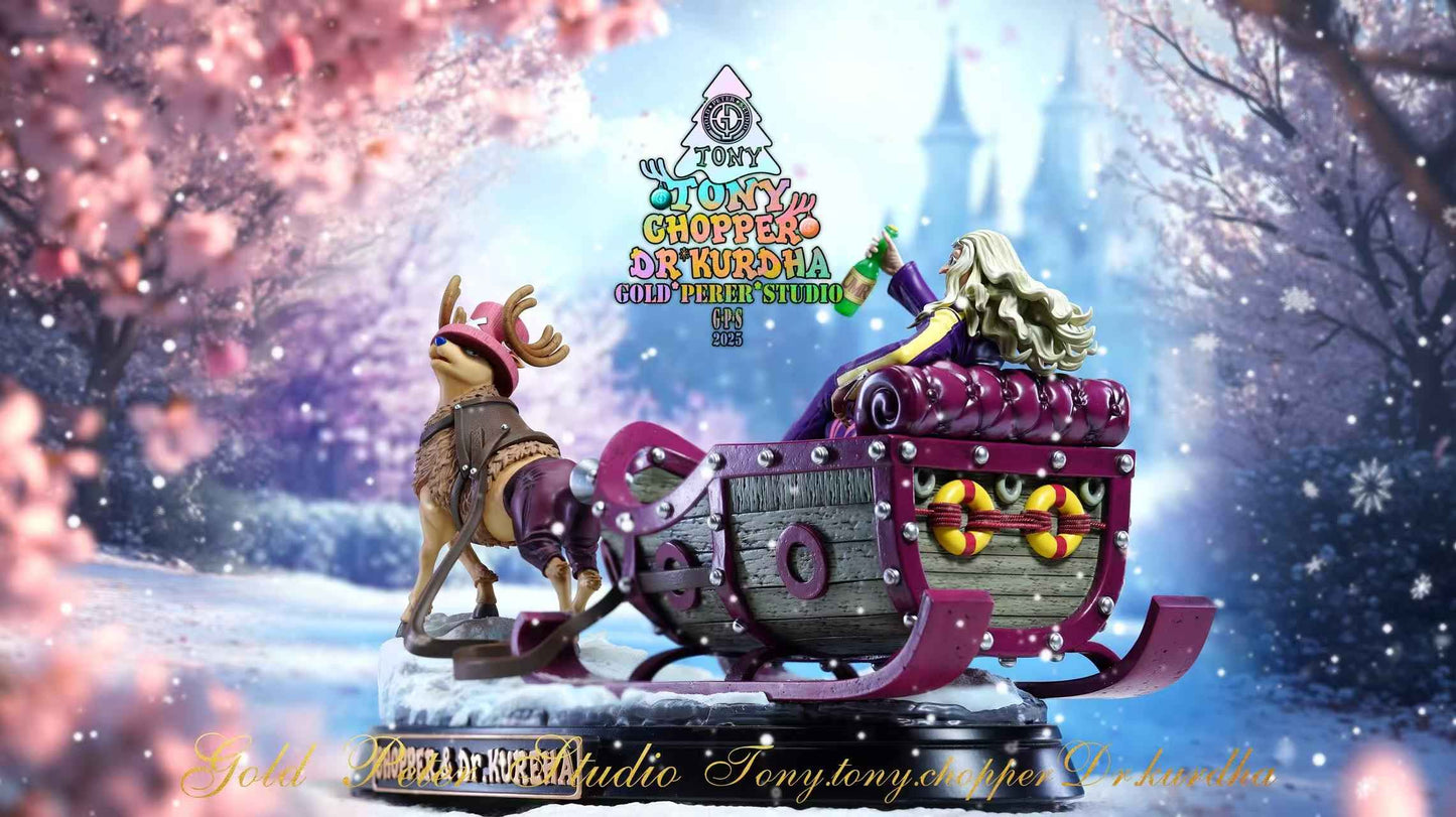 One Piece Gold Peter Studio "GPS" Tony Tony Chopper & Dr. Kureha Resin Statue