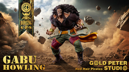 One Piece Gold Peter Studio "GPS" Howling Gab Resin Statue