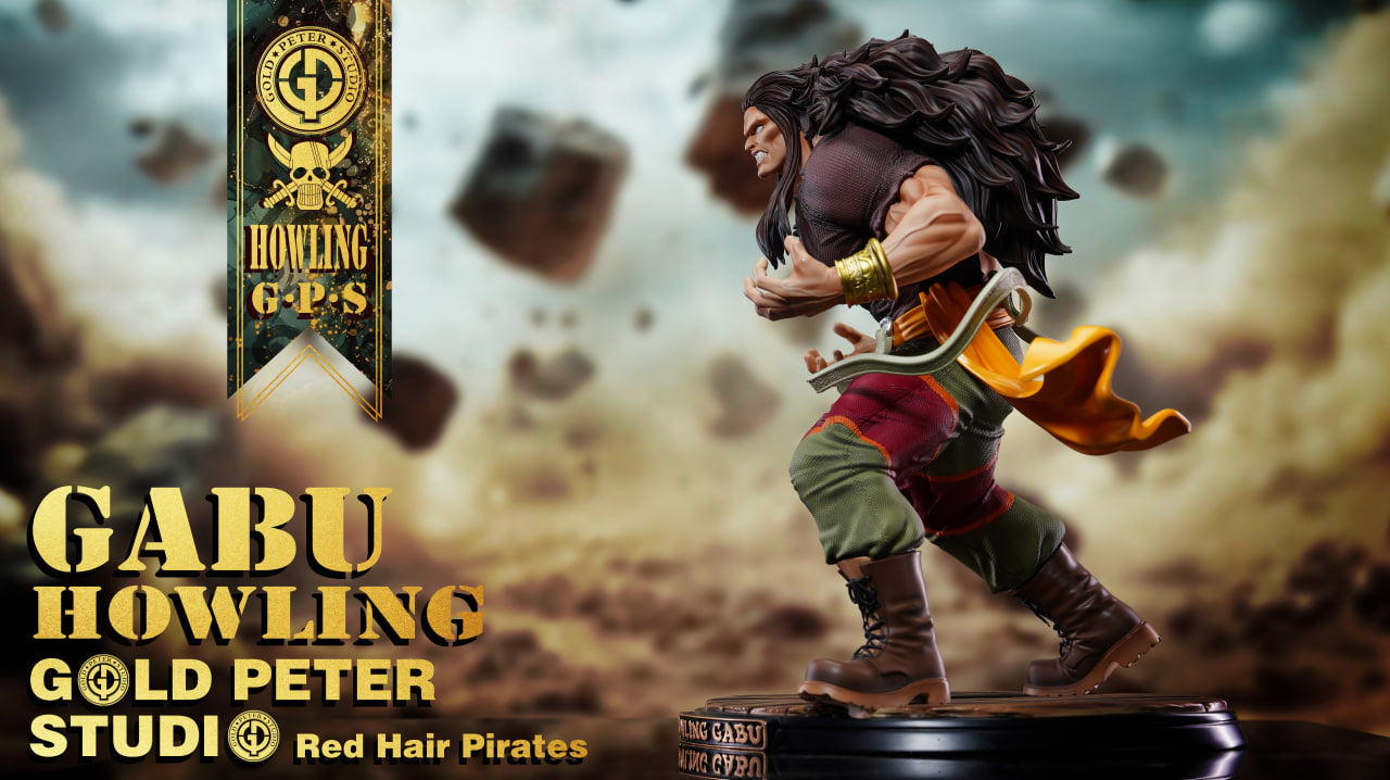 One Piece Gold Peter Studio "GPS" Howling Gab Resin Statue