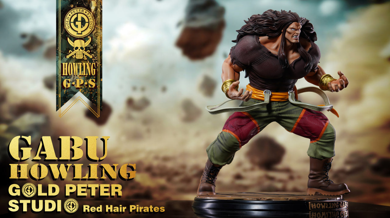 One Piece Gold Peter Studio "GPS" Howling Gab Resin Statue