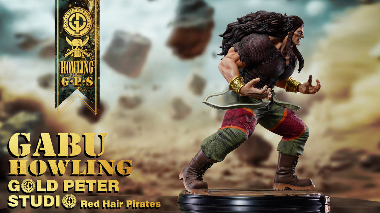 One Piece Gold Peter Studio "GPS" Howling Gab Resin Statue
