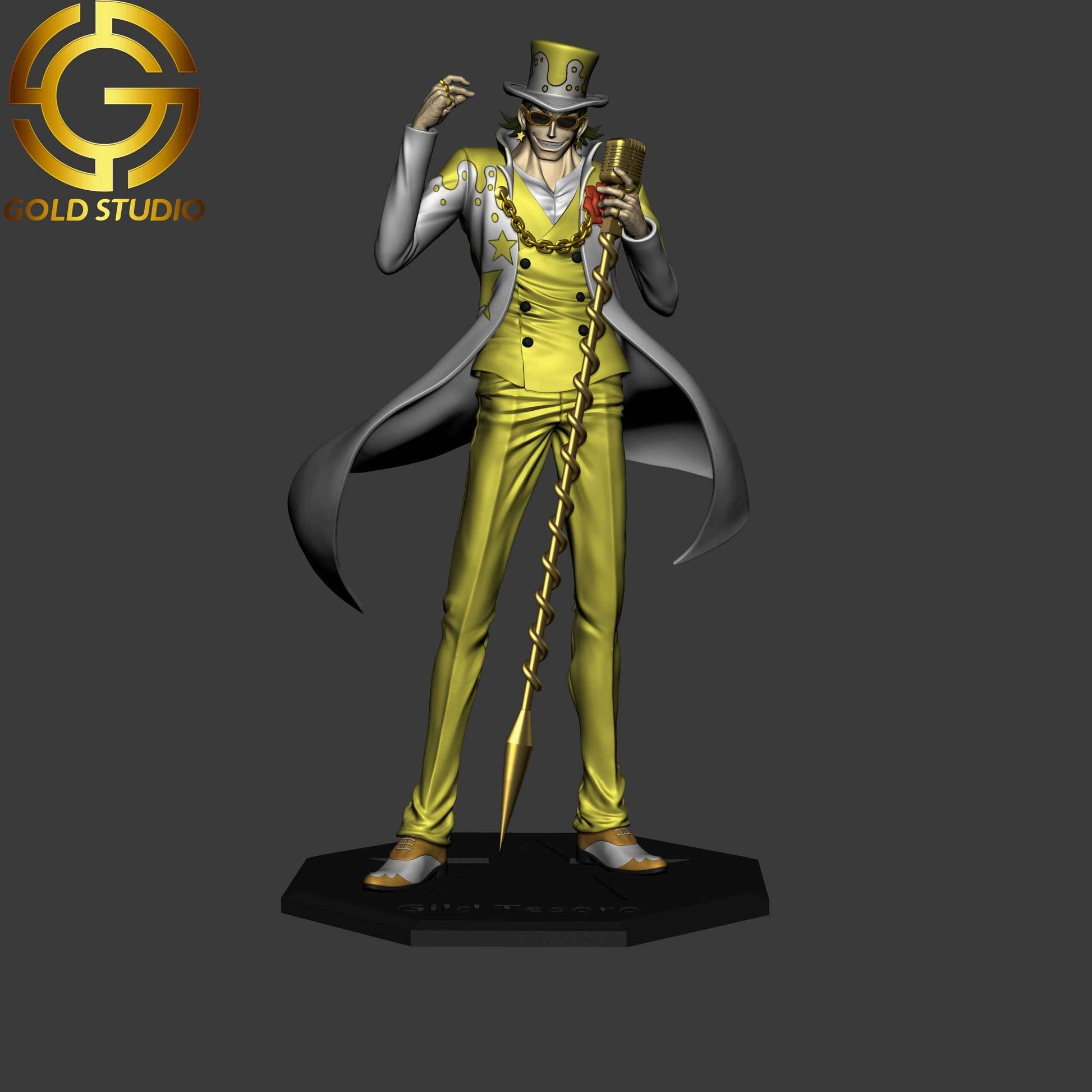 One Piece Gold Studio Gild Tesoro Golden Emperor Resin Statue