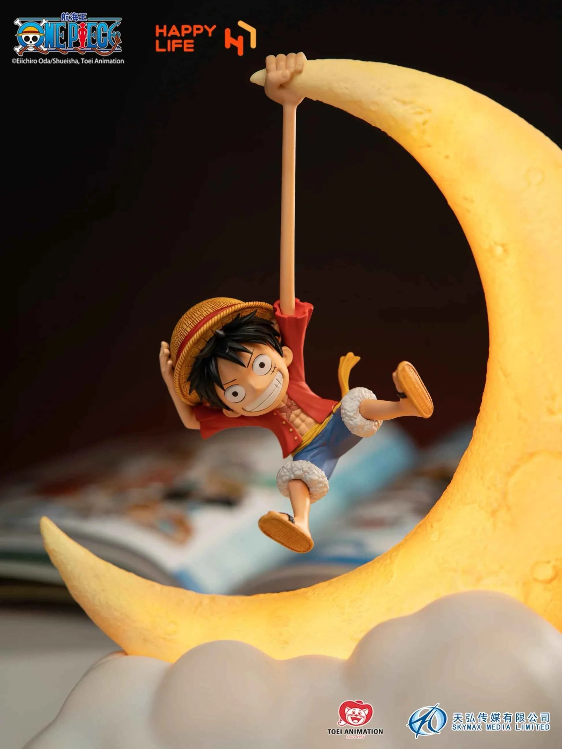 One Piece HAPPY LIFE Studio Monkey D. Luffy Licensed Magnetic Night Light