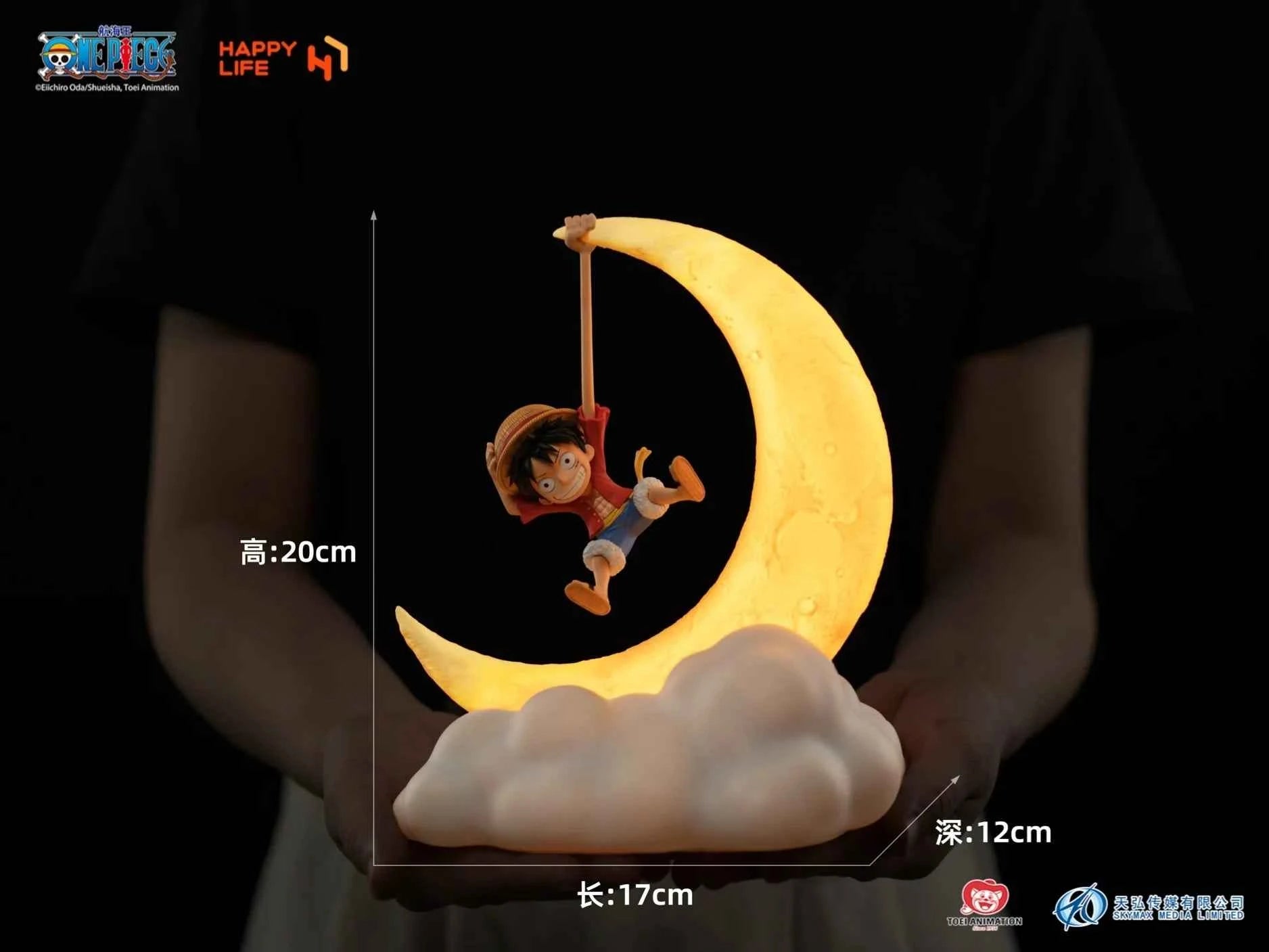 One Piece HAPPY LIFE Studio Monkey D. Luffy Licensed Magnetic Night Light
