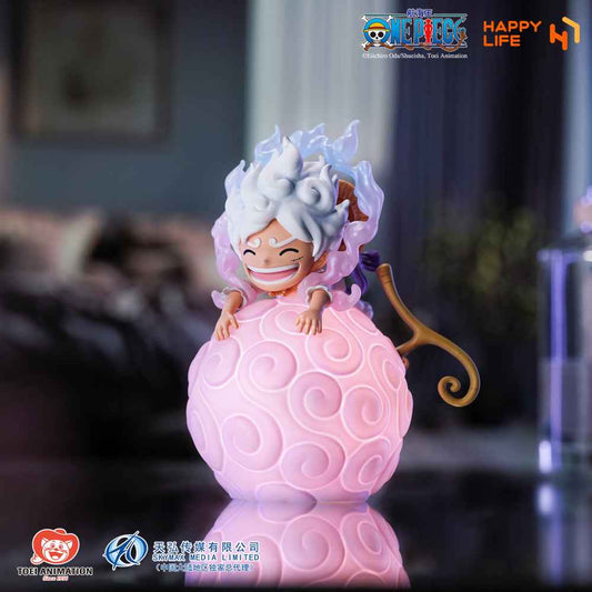One Piece HAPPY LIFE Studio Nika Monkey D. Luffy Gear 5 Licensed Voice-Controlled Night Light