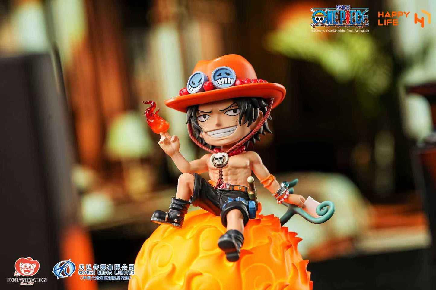 One Piece HAPPY LIFE Studio Portgas D. Ace Licensed Voice-Controlled Night Light
