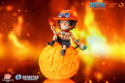 One Piece HAPPY LIFE Studio Portgas D. Ace Licensed Voice-Controlled Night Light