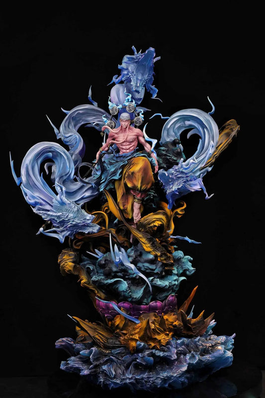 One Piece Iron Curtain Studio Thunder God Enel Resin Statue