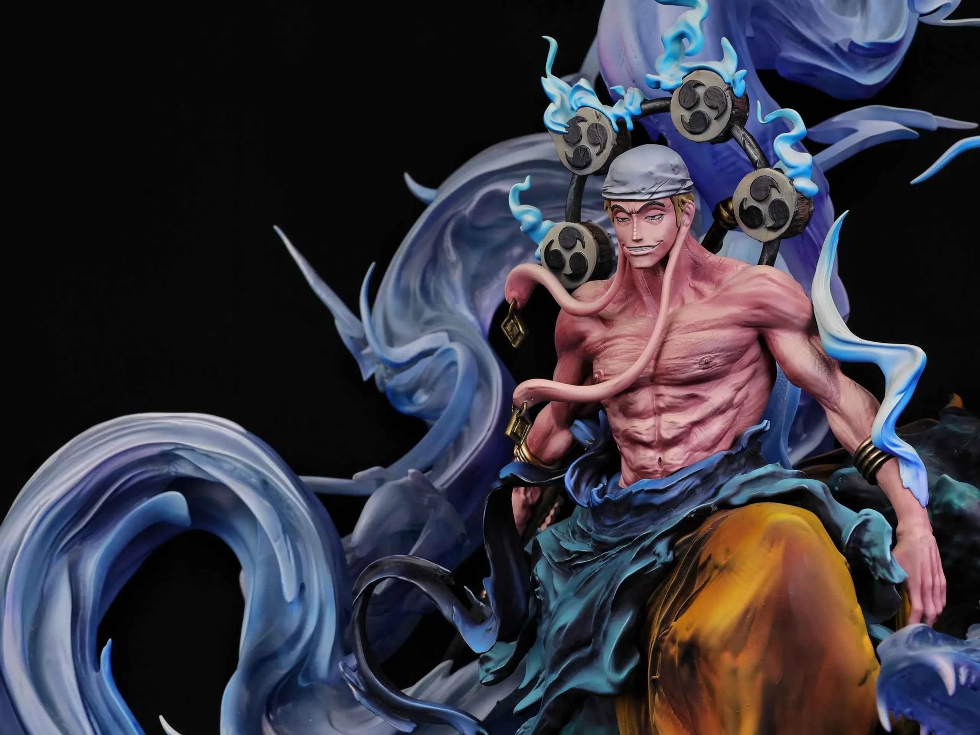 One Piece Iron Curtain Studio Thunder God Enel Resin Statue