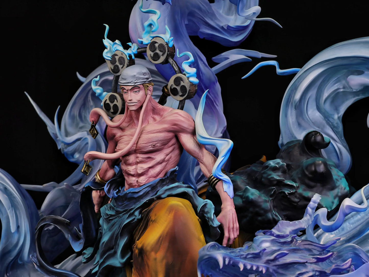 One Piece Iron Curtain Studio Thunder God Enel Resin Statue