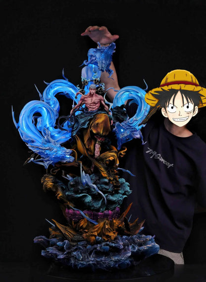 One Piece Iron Curtain Studio Thunder God Enel Resin Statue
