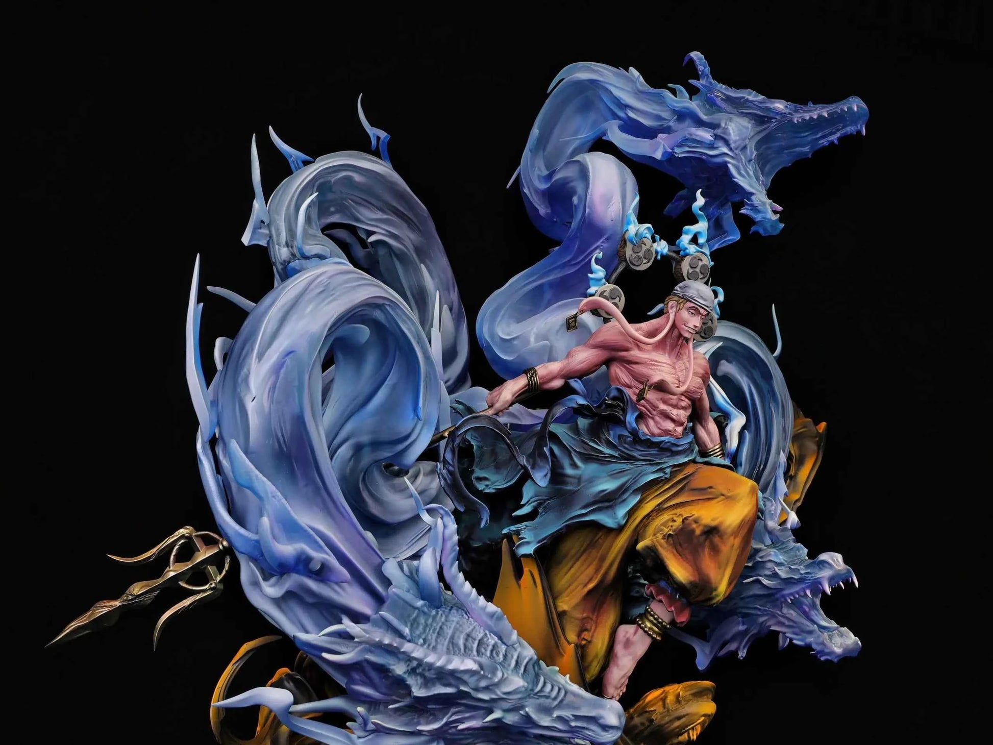 One Piece Iron Curtain Studio Thunder God Enel Resin Statue