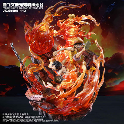 One Piece JacksDo Studio POPMAX Luffy & Ace Brothers Bond (Not included)  Base Special Effect Accessories Resin Statue