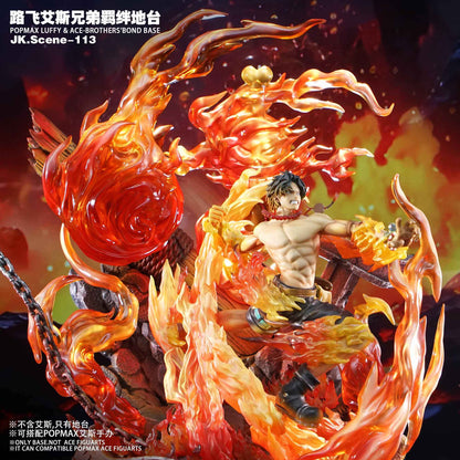 One Piece JacksDo Studio POPMAX Luffy & Ace Brothers Bond (Not included)  Base Special Effect Accessories Resin Statue
