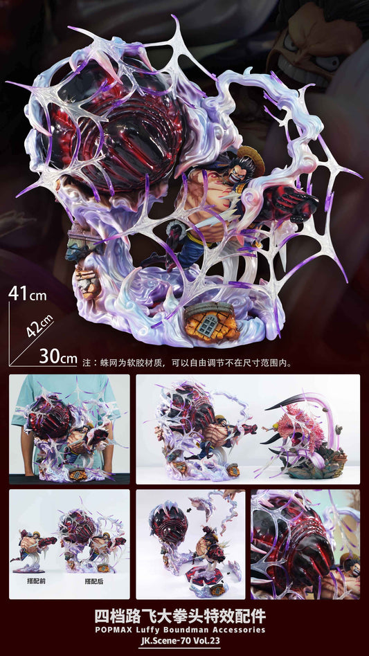 One Piece JacksDo Studio Special Effect Accessories POP Maximum Monkey D. Luffy Boundman Resin Statue