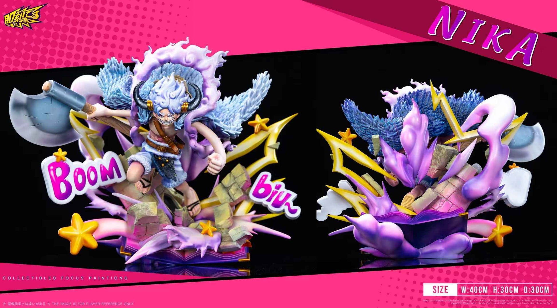 One Piece Ji Ke Studio Monkey D. Luffy Nika Gear 5 Resin Statue