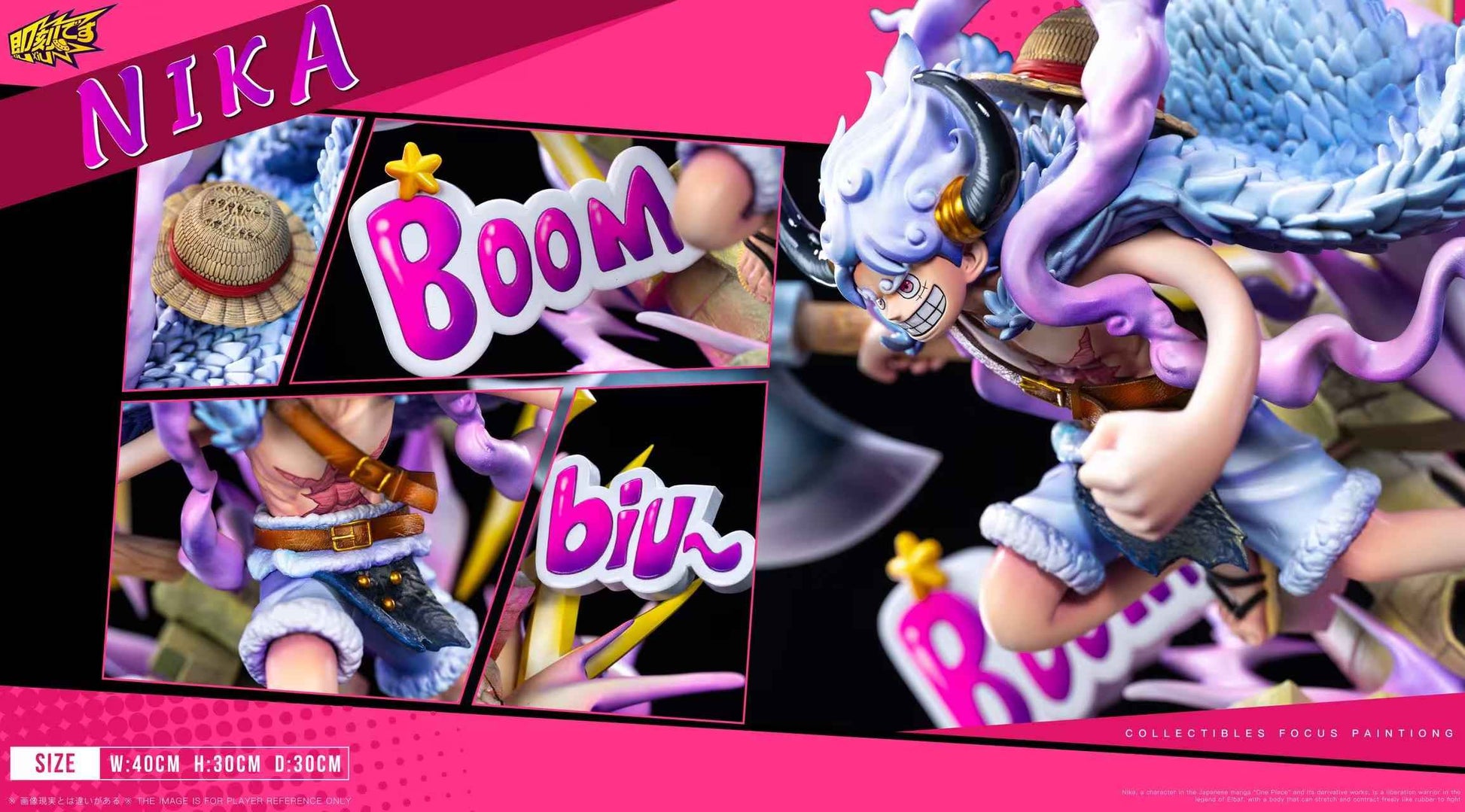 One Piece Ji Ke Studio Monkey D. Luffy Nika Gear 5 Resin Statue