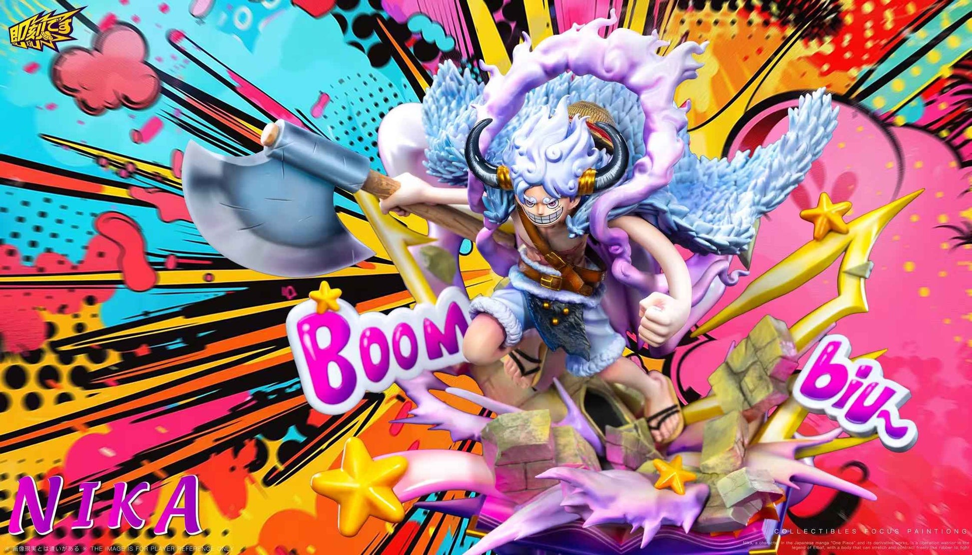 One Piece Ji Ke Studio Monkey D. Luffy Nika Gear 5 Resin Statue