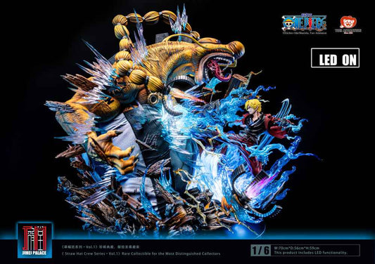 One Piece Jimei Palace Studio Straw Hats Pirates Vol.1 Sanji vs. Queen Licensed Resin Statue (Include PayPal Fees)