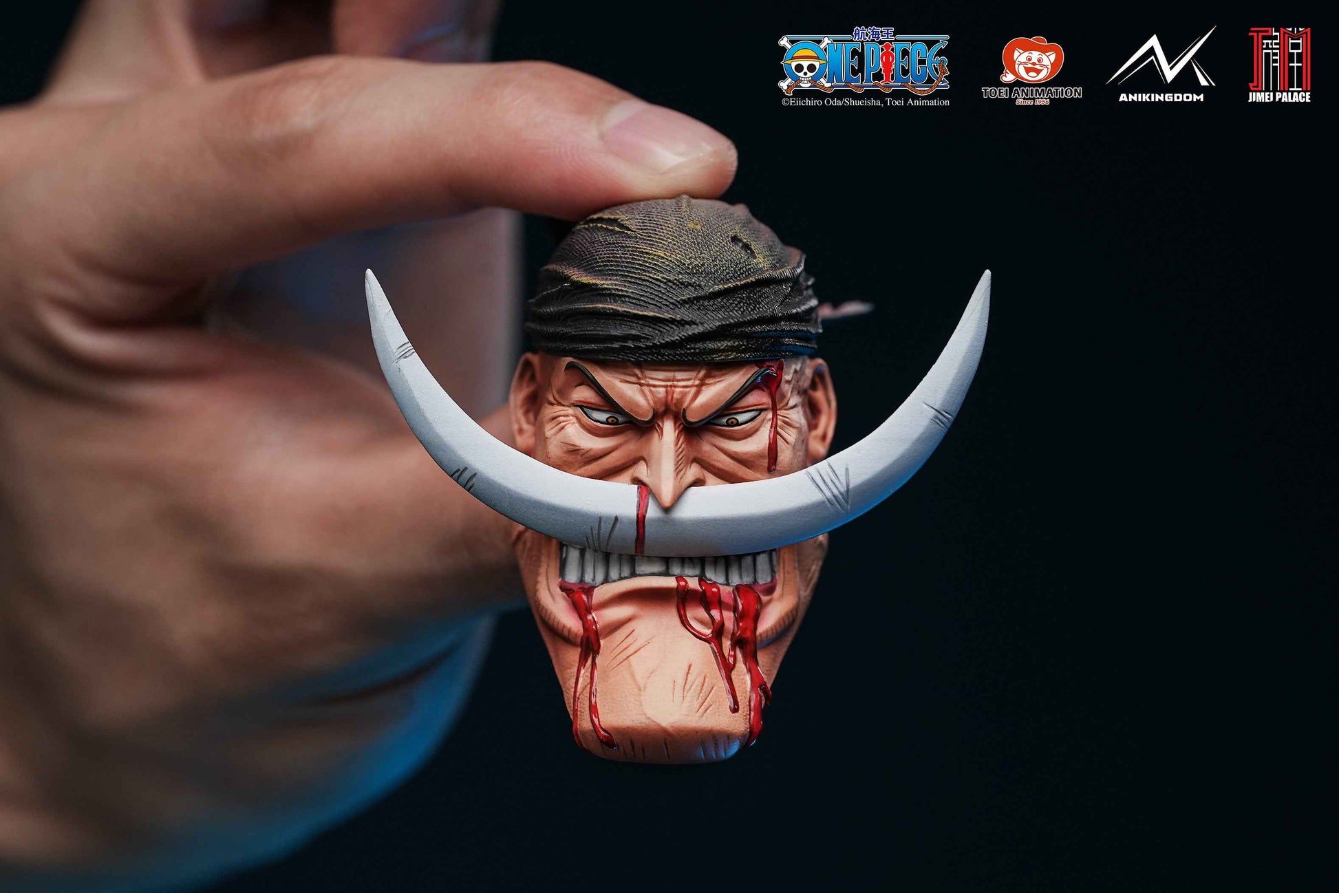 One Piece Jimei Palace & AniKingdom Studio Whitebeard Edward Newgate Licensed Resin Statue