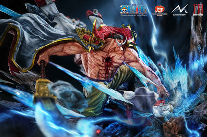 One Piece Jimei Palace & AniKingdom Studio Whitebeard Edward Newgate Licensed Resin Statue