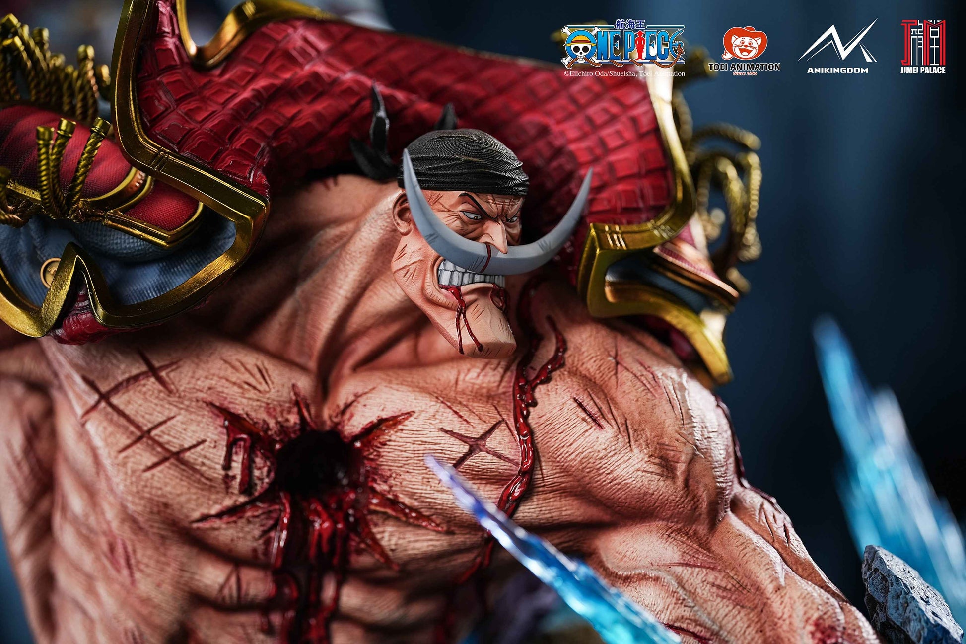 One Piece Jimei Palace & AniKingdom Studio Whitebeard Edward Newgate Licensed Resin Statue