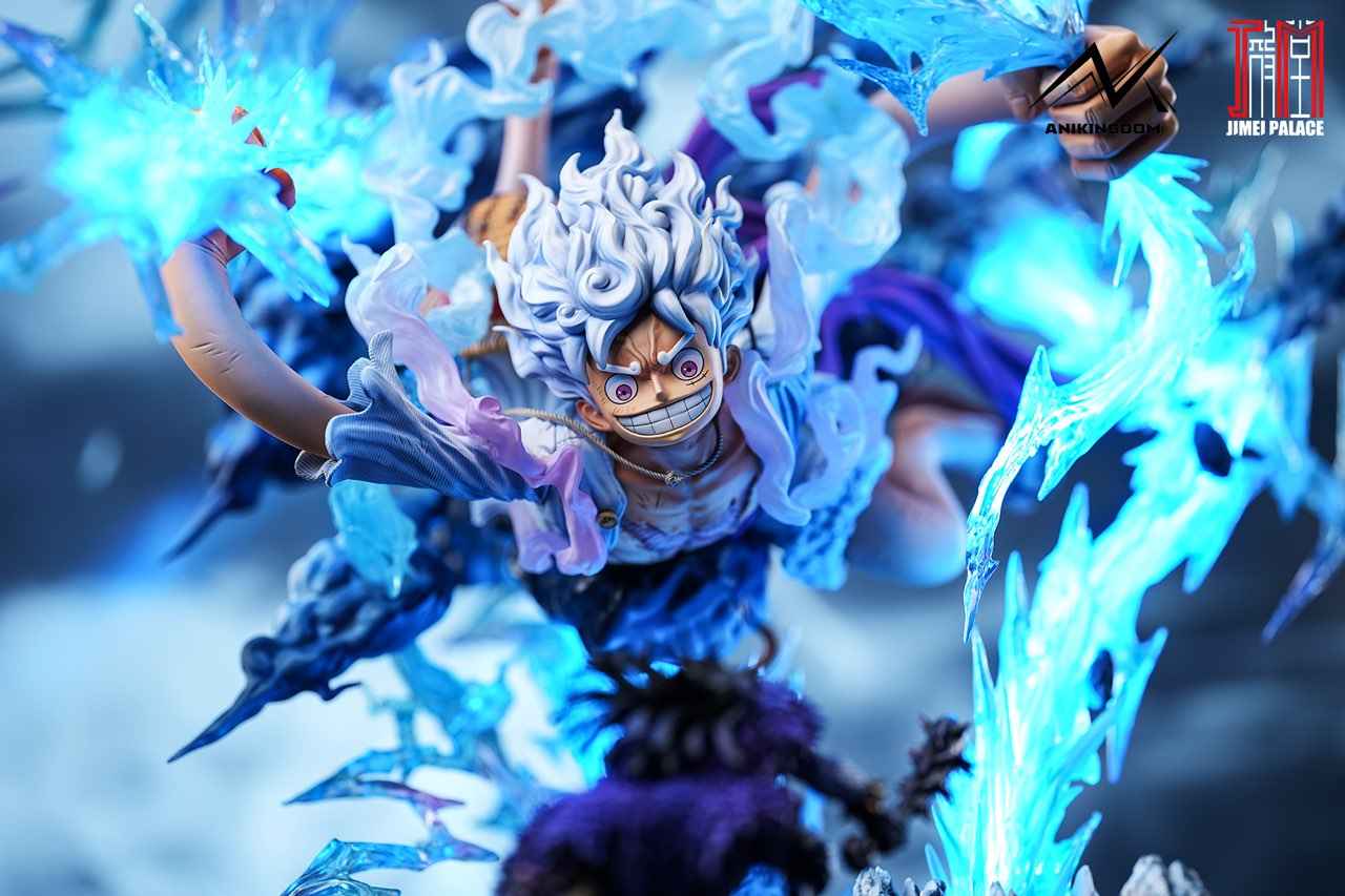 One Piece Jimei Palace & Anikingdom Studio Nika Luffy Licensed Resin Statue (PayPal Fees & Shipping Costs Included)