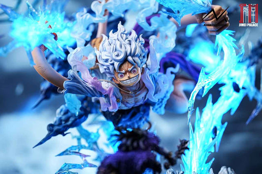 One Piece Jimei Palace & Anikingdom Studio Nika Luffy Licensed Resin Statue (PayPal Fees & Shipping Costs Included)