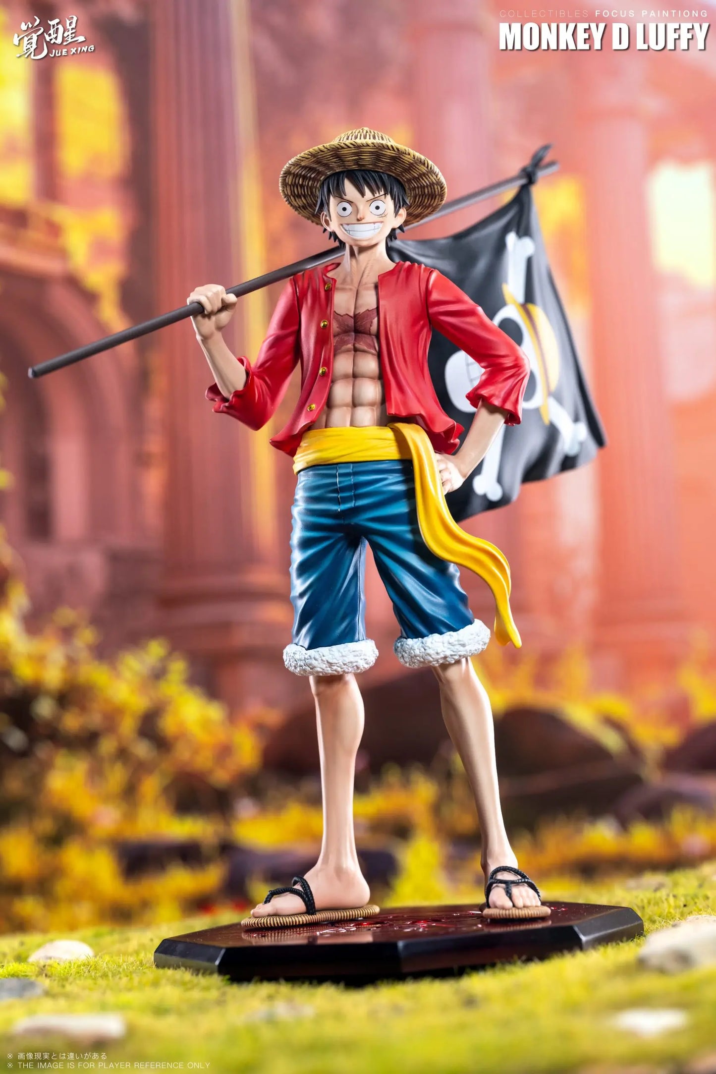 One Piece Jue Xing Studio Monkey D. Luffy Carrying the Flag Resin Statue