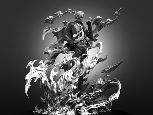 One Piece LX Studio x SY Studio Vinsmoke Sanji Resin Statue (Early bird)
