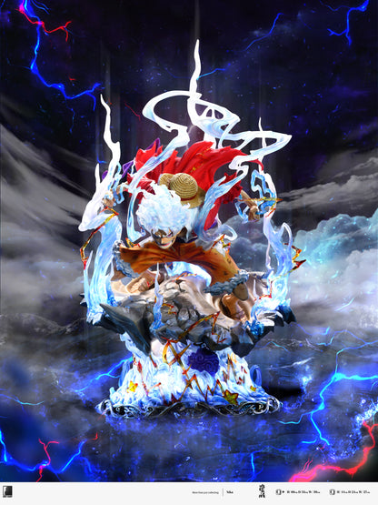 One Piece Last Sleep Studio Nika Monkey D. Luffy Resin Statue