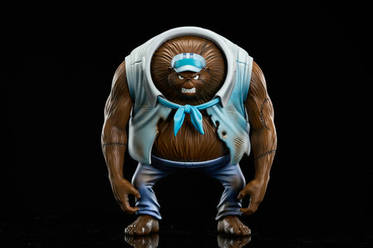 One Piece Long Hu Studio Bear & Bandaged soldier Zombie Marine Set Resin Statue