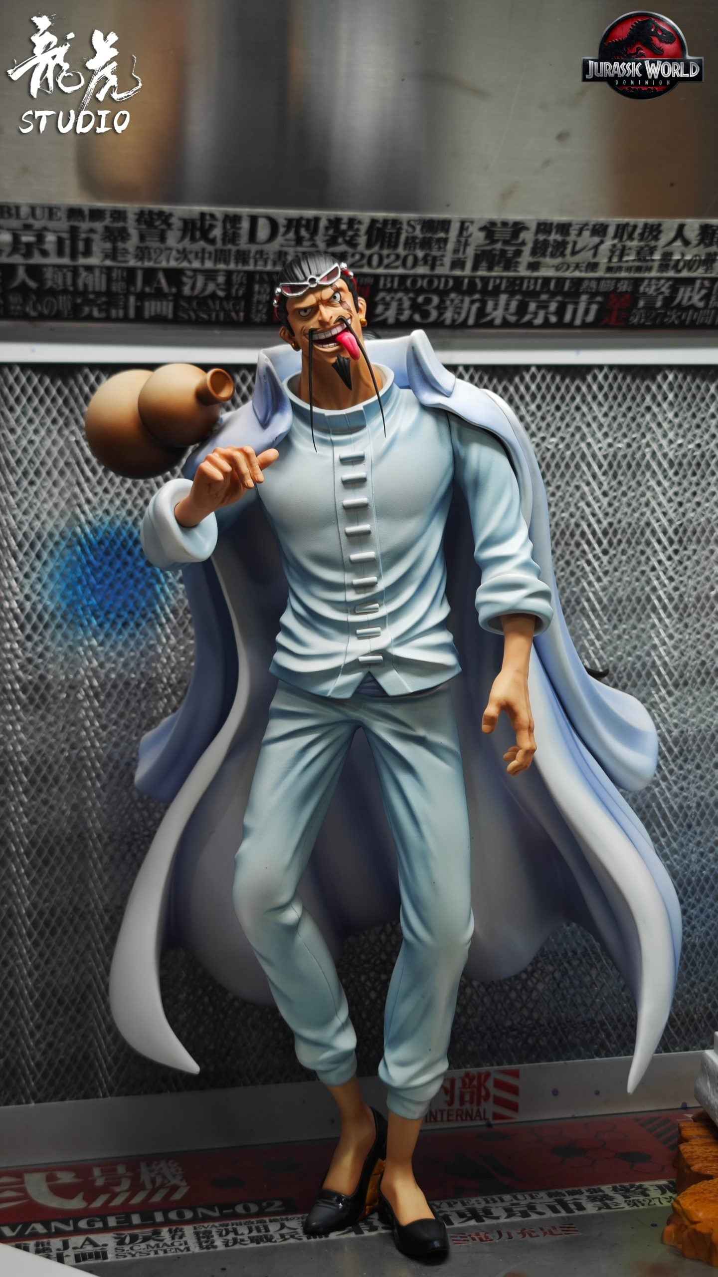 One Piece Long Hu Studio CP0 CP9 Jabra Resin Statue