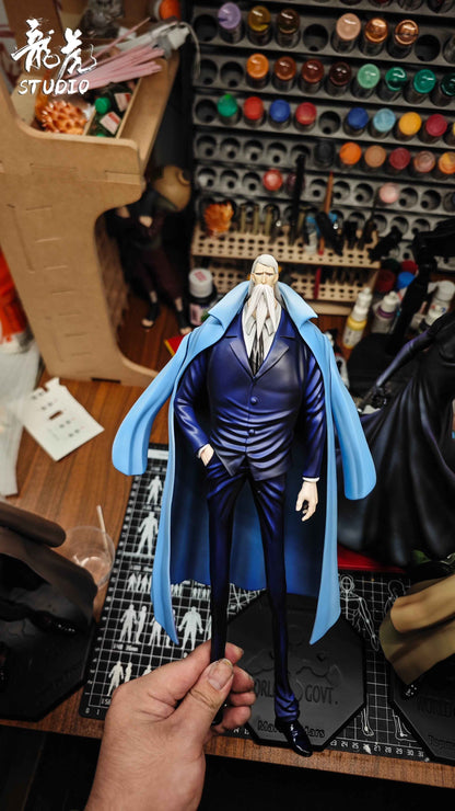 One Piece Long Hu Studio Gorosei Five Elders & Imu Sama Resin Statue