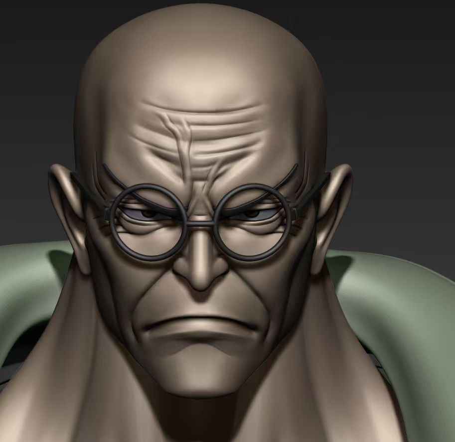 One Piece Long Hu Studio Gorosei Five Elders & Imu Sama Resin Statue