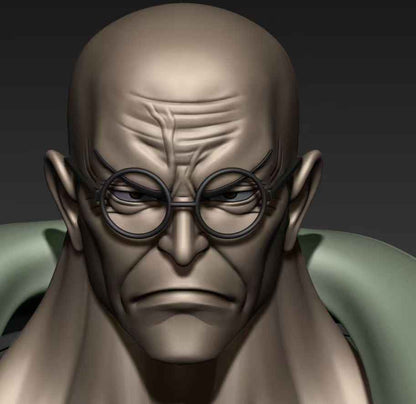 One Piece Long Hu Studio Gorosei Five Elders & Imu Sama Resin Statue