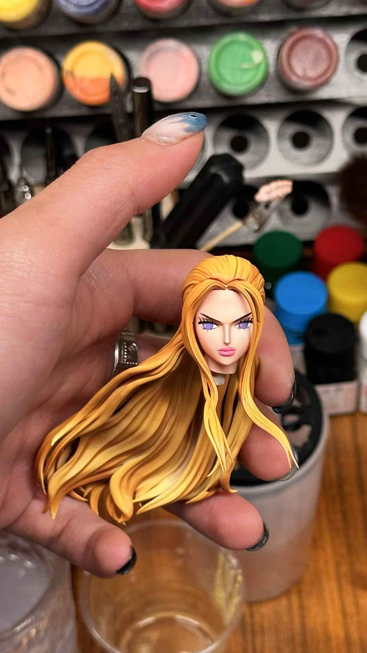 One Piece Long Hu Studio Kalifa CP0 & CP9 Resin Statue