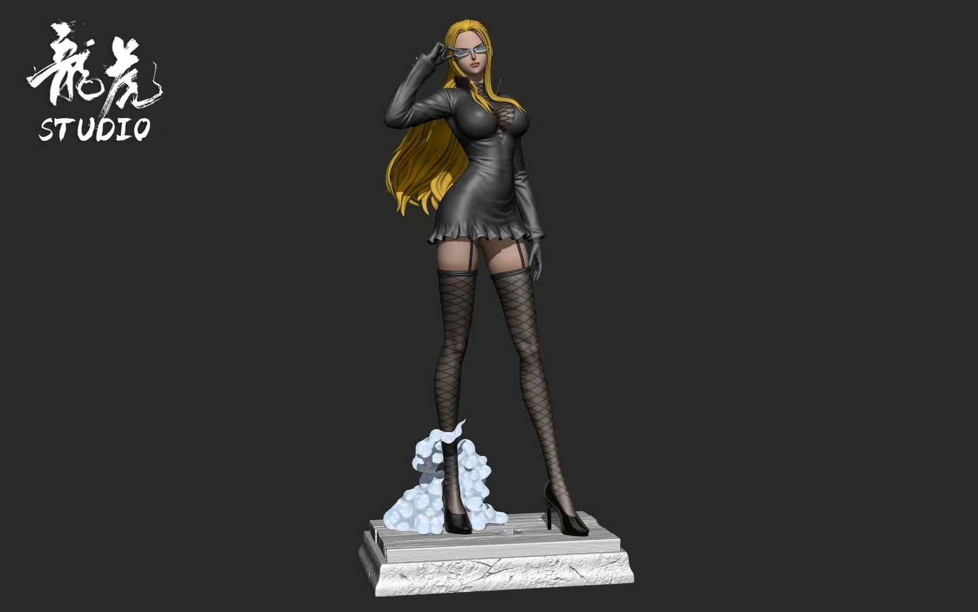 One Piece Long Hu Studio Kalifa CP0 & CP9 Resin Statue