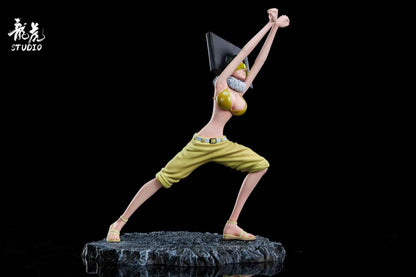 One Piece Long Hu Studio Mozu and Kiwi Resin Statue