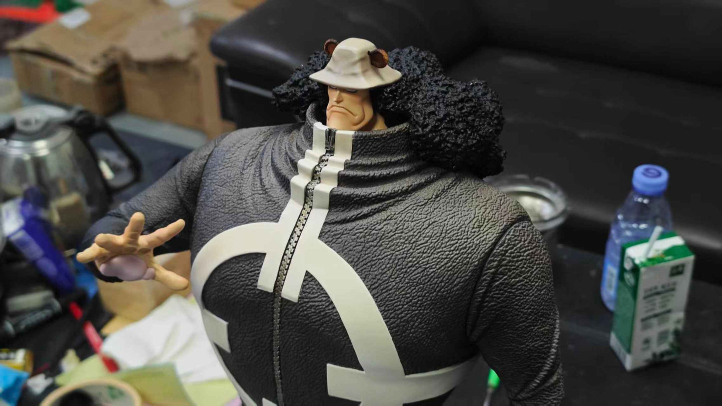 One Piece Long Hu & Ghost Studio Bartholomew Kuma & Jewelry Bonney Resin Statue
