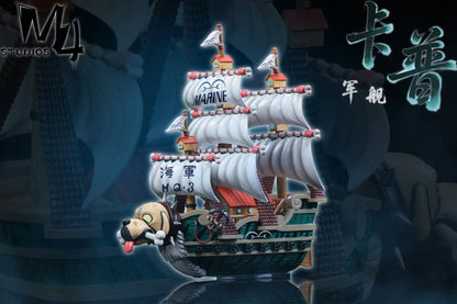 One Piece M4 Studio Garp's Navy Ship Resin Statue