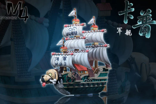 One Piece M4 Studio Garp's Navy Ship Resin Statue