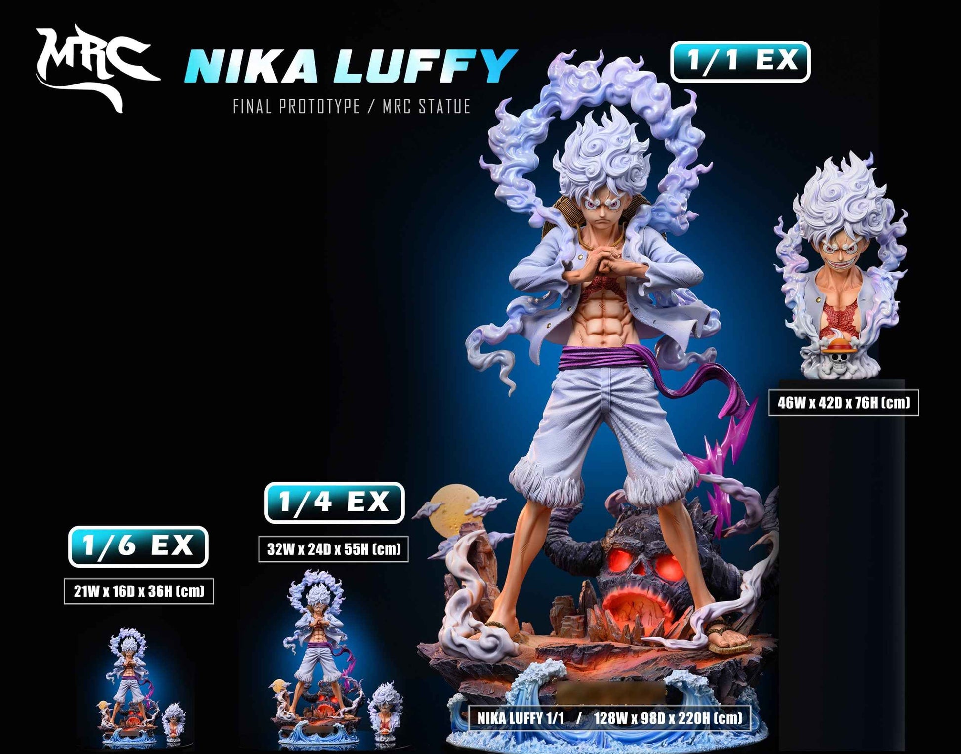 One Piece MRC Studio Nika Monkey D. Luffy Resin Statue