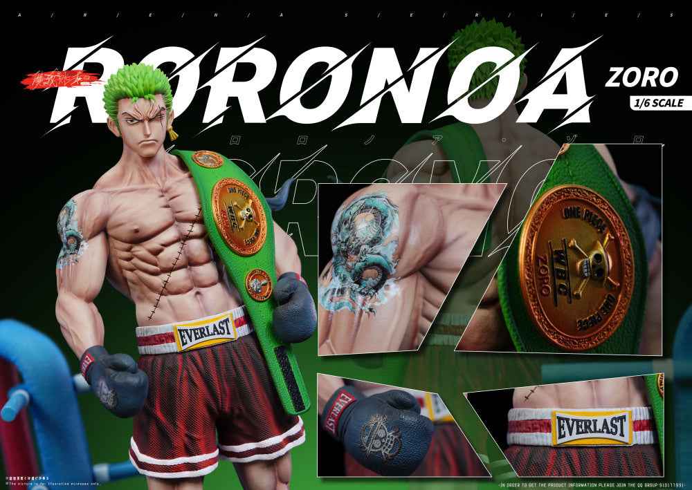 One Piece MWZB Studio Boxer Roronoa Zoro Resin Statue