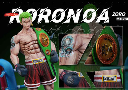 One Piece MWZB Studio Boxer Roronoa Zoro Resin Statue