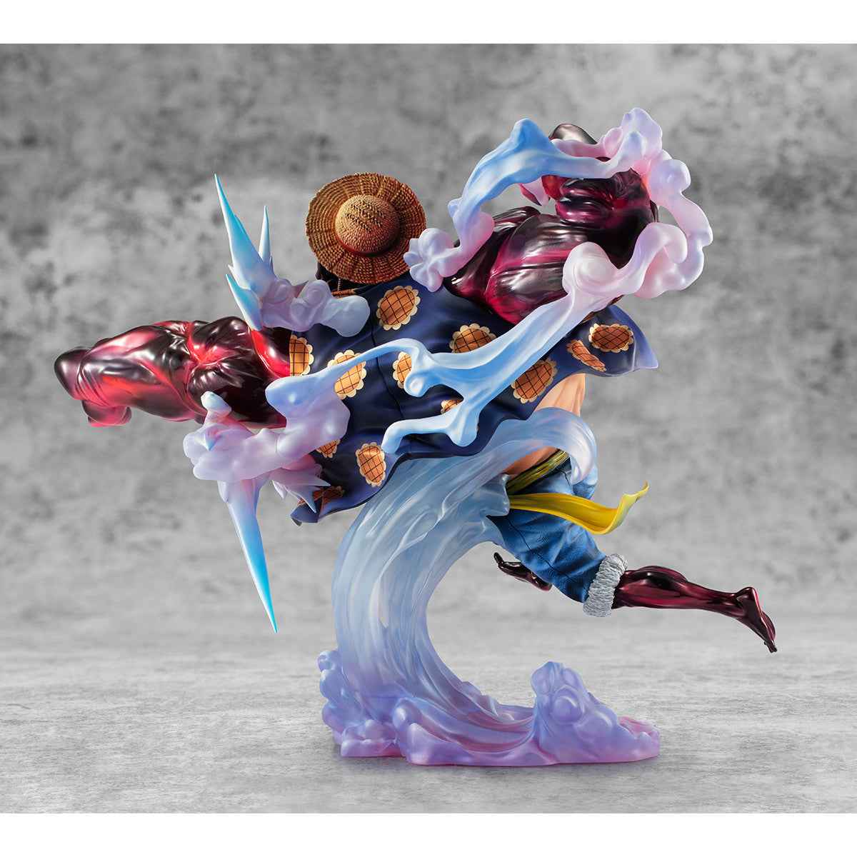One Piece MegaHouse Monkey D. Luffy Portrait Of Pirates "SA-MAXIMUM" Gear Fourth Boundman Ver.2 Licensed PVC Figure